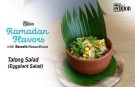 Filipino Roasted Eggplant Salad (Ensaladang Talong)