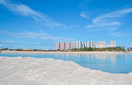 Land reclamation in Hulhumalé Phase 3 -- Photo: Mihaaru