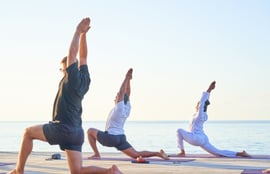 Yoga class at Hurawalhi Maldives -- Photo: World Wellness Weekend
